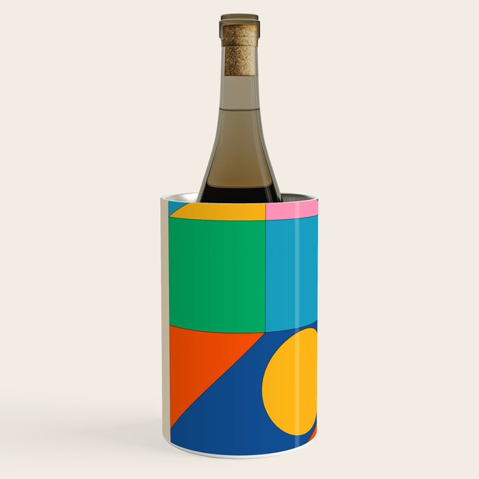 Geometric Shapes 241 Wine Chiller Gallery Image 2