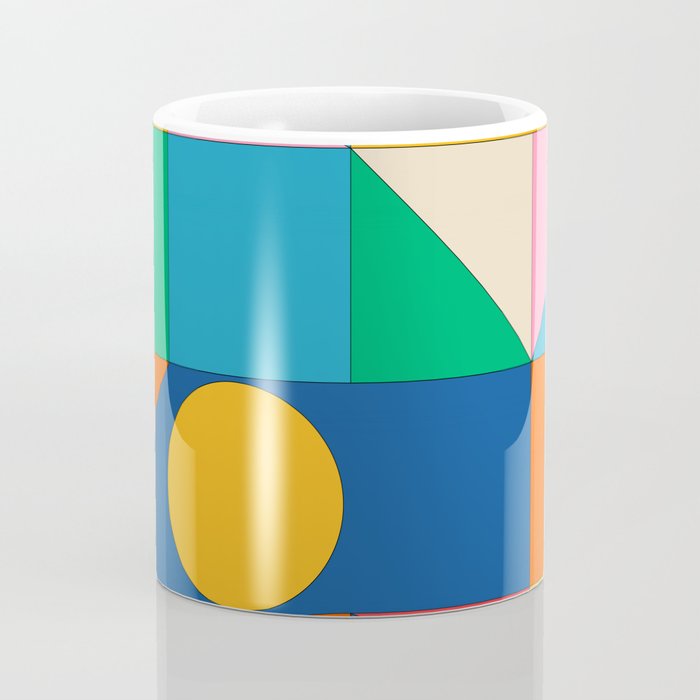 Geometric Shapes 241 Coffee Mug Gallery Image 4