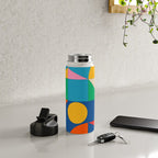 Geometric Shapes 241 Water Bottle Gallery Image 4