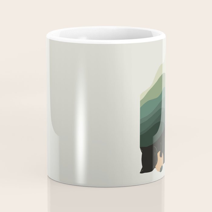 Cat Landscape 8B: Where does the Sun go? Coffee Mug Gallery Image 4