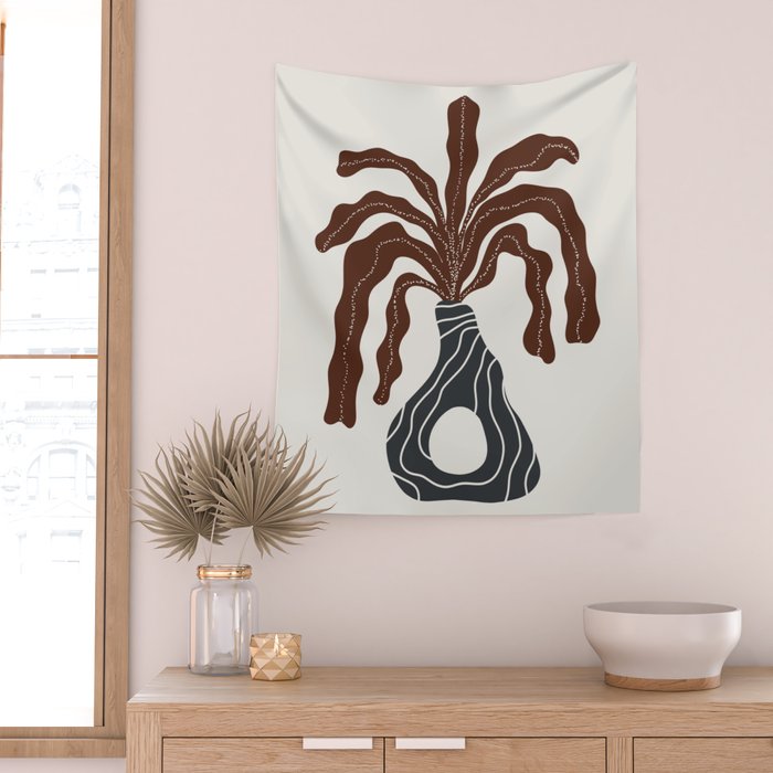 Modern Vase #1 Wall Tapestry Gallery Image 2