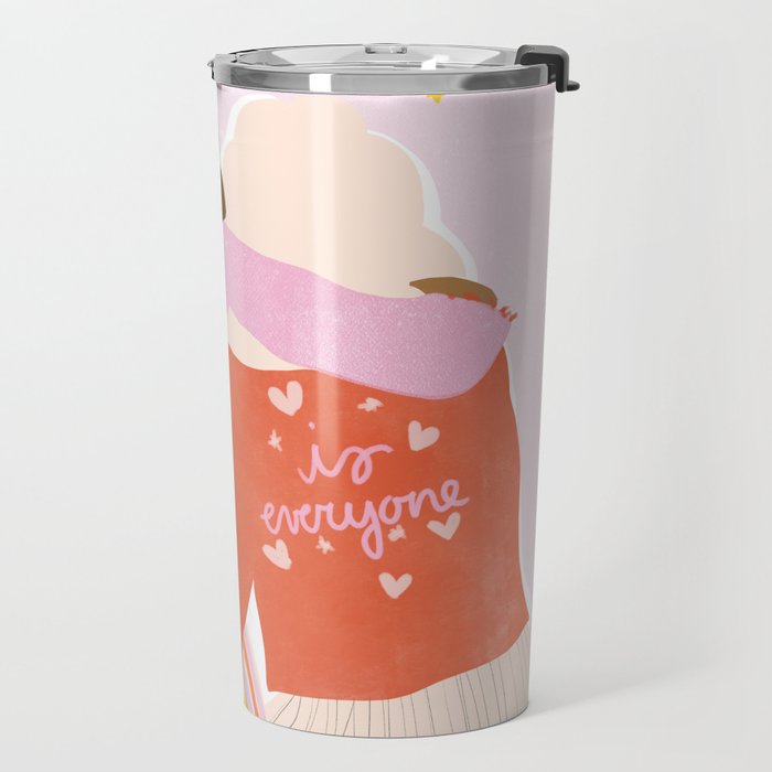 Love Is For Everyone Travel Mug Gallery Image 2