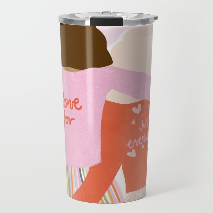 Love Is For Everyone Travel Mug Gallery Image 1