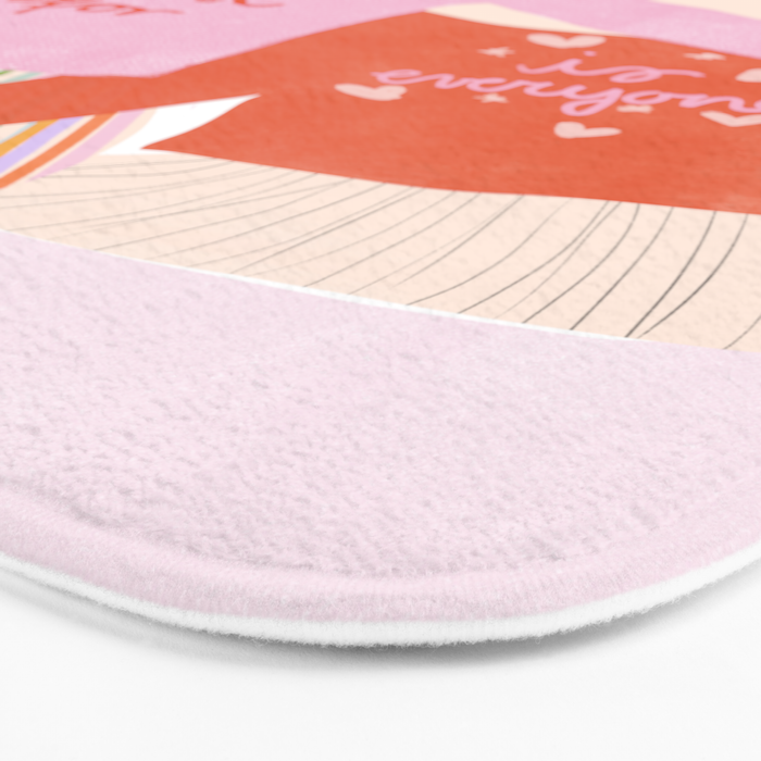 Love Is For Everyone Bath Mat Gallery Image 3