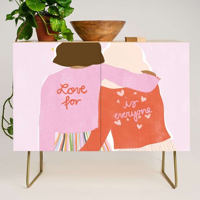 Love Is For Everyone Credenza Gallery Image 1