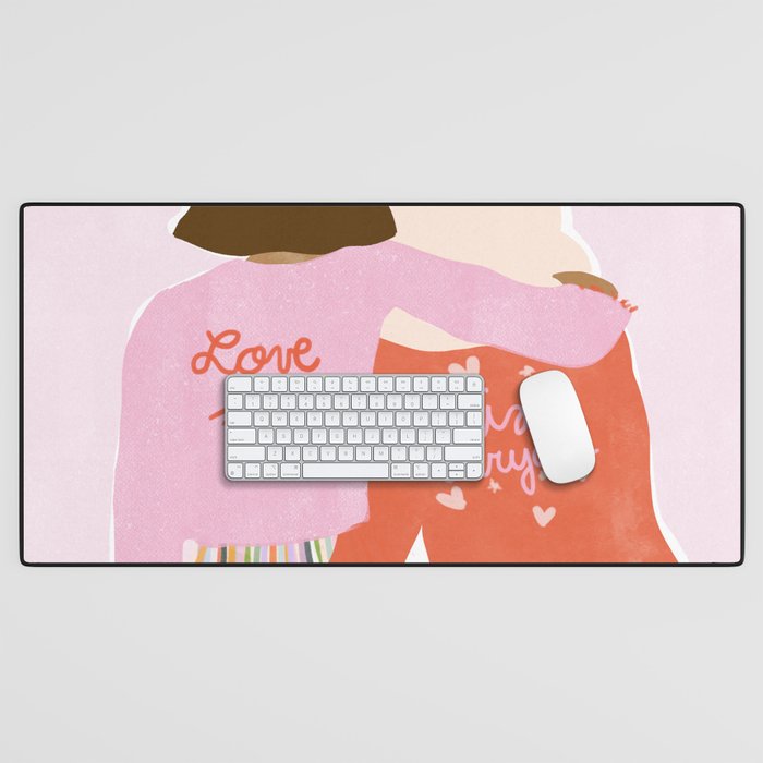 Love Is For Everyone Desk Mat Gallery Image 1