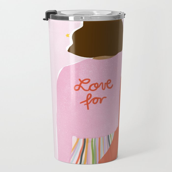Love Is For Everyone Travel Mug Gallery Image 3