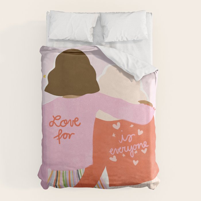 Love Is For Everyone Duvet Cover Gallery Image 6