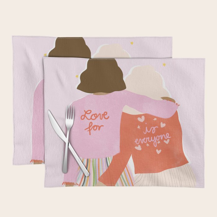 Love Is For Everyone Placemat Gallery Image 1