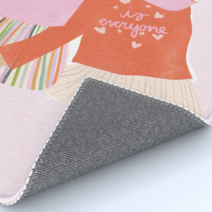Love Is For Everyone Rug Gallery Image 4