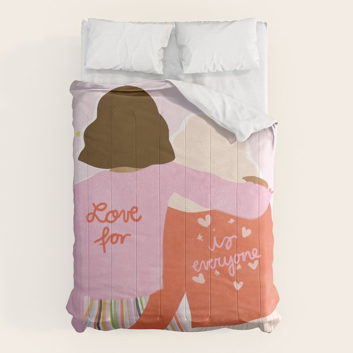 Love Is For Everyone Comforter Gallery Image 6