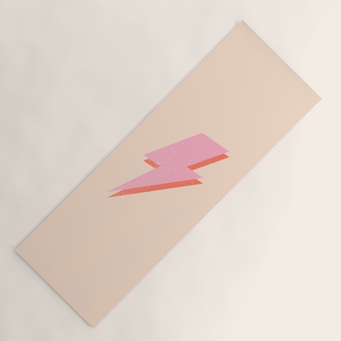 Thunderbolt: The Peach Edition Yoga Mat Gallery Image 1