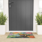 Colorful Frog Garden Indian Summer Flora And Wildlife Welcome Mat Gallery Image 3