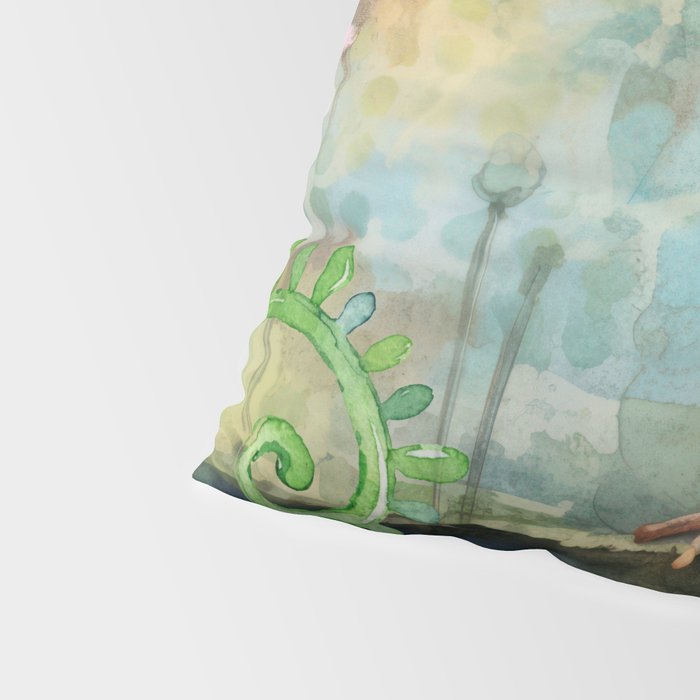 Colorful Frog Garden Indian Summer Flora And Wildlife Pillow Sham Gallery Image 4