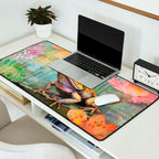 Colorful Frog Garden Indian Summer Flora And Wildlife Desk Mat Gallery Image 2