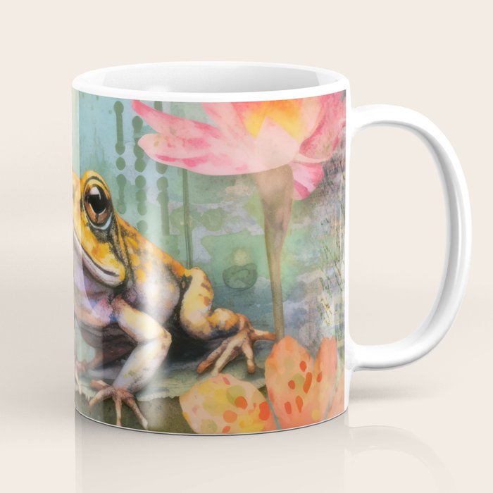 Colorful Frog Garden Indian Summer Flora And Wildlife Coffee Mug Gallery Image 1