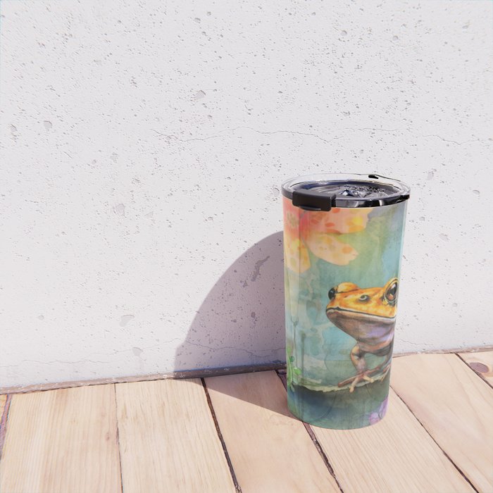 Colorful Frog Garden Indian Summer Flora And Wildlife Travel Mug Gallery Image 4