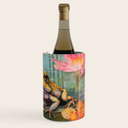 Colorful Frog Garden Indian Summer Flora And Wildlife Wine Chiller Gallery Image 3