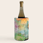 Colorful Frog Garden Indian Summer Flora And Wildlife Wine Chiller Gallery Image 2