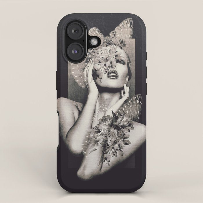 Lady Butterfly iPhone Case Gallery Image 1