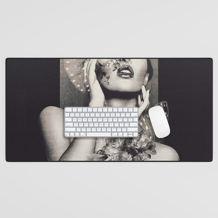 Lady Butterfly Desk Mat Gallery Image 1
