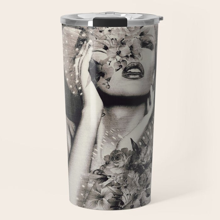 Lady Butterfly Travel Mug Gallery Image 1