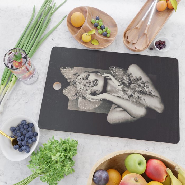 Lady Butterfly Cutting Board Gallery Image 2