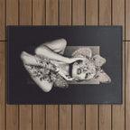 Lady Butterfly Outdoor Rug Gallery Image 1