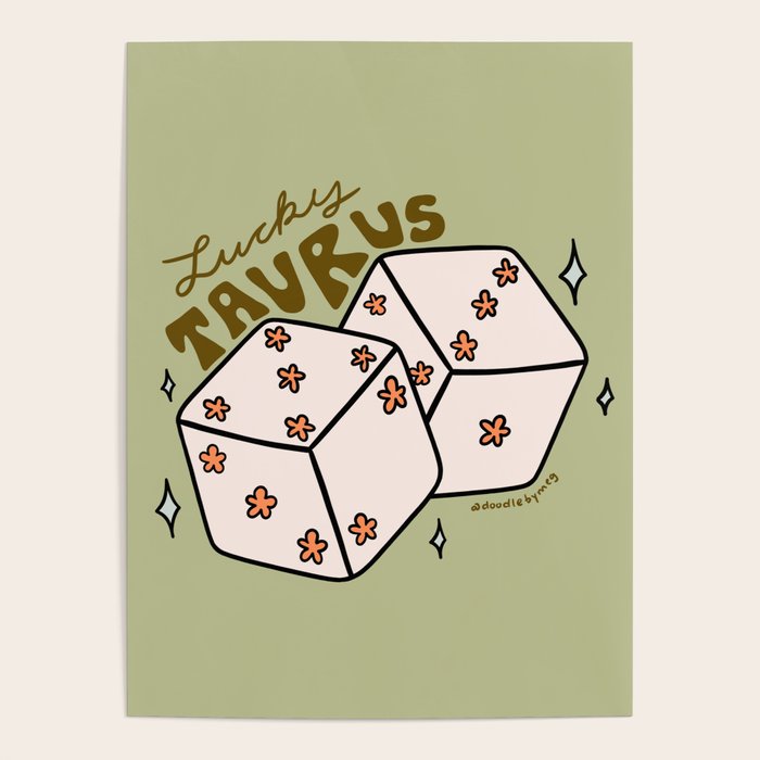 Taurus Dice Poster Gallery Image 4