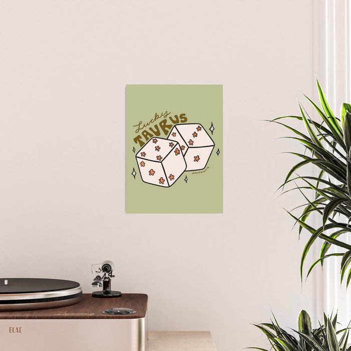 Taurus Dice Poster Gallery Image 2