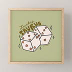 Taurus Dice Mini Art Print Gallery Image 1
