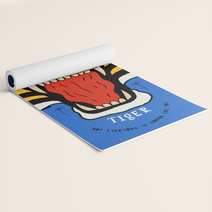 Go Get 'Em Tiger Yoga Mat Gallery Image 2