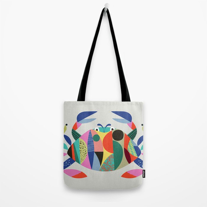 Mid Century Crab Tote Bag Gallery Image 2
