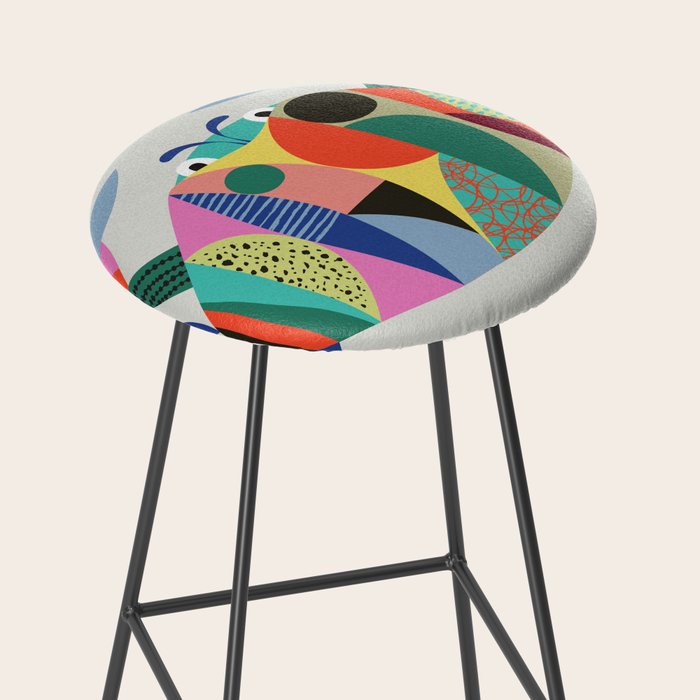 Mid Century Crab Stool Gallery Image 2