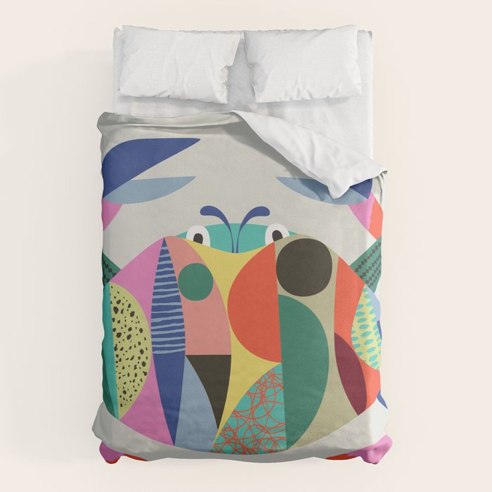 Mid Century Crab Duvet Cover Gallery Image 6