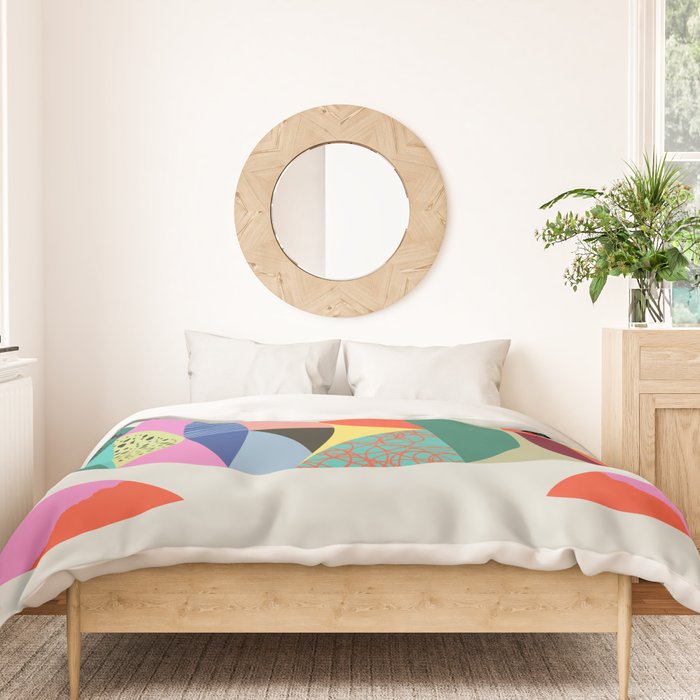 Mid Century Crab Duvet Cover Gallery Image 3