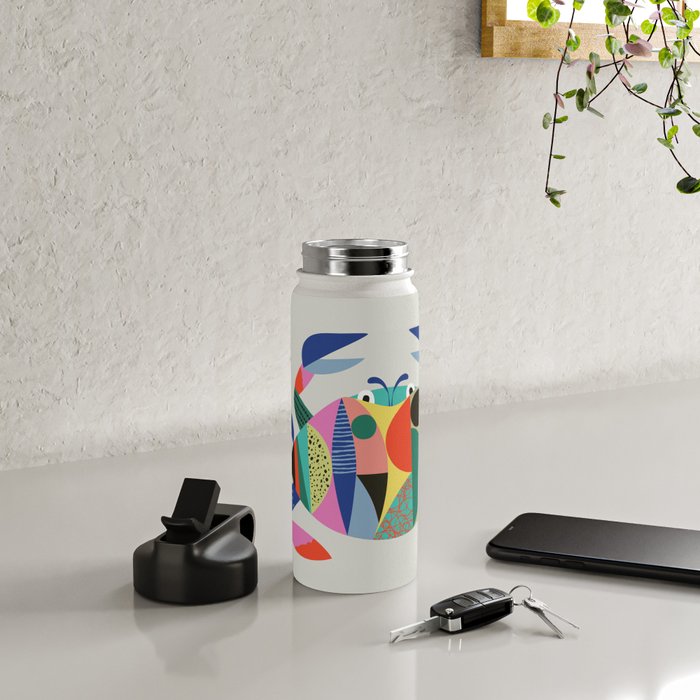 Mid Century Crab Water Bottle Gallery Image 4