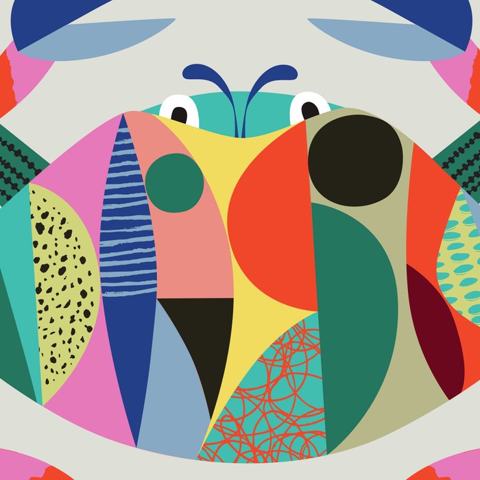 Mid Century Crab Coffee Mug Gallery Image 2