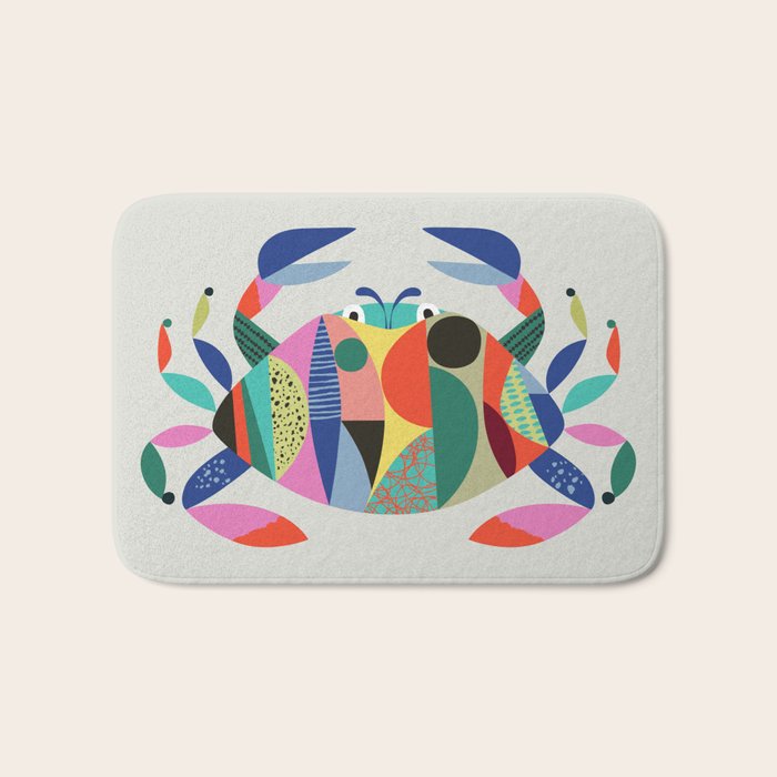 Mid Century Crab Bath Mat Gallery Image 1