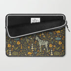 Zebras in Wild Fall Garden Laptop Sleeve Gallery Image 2