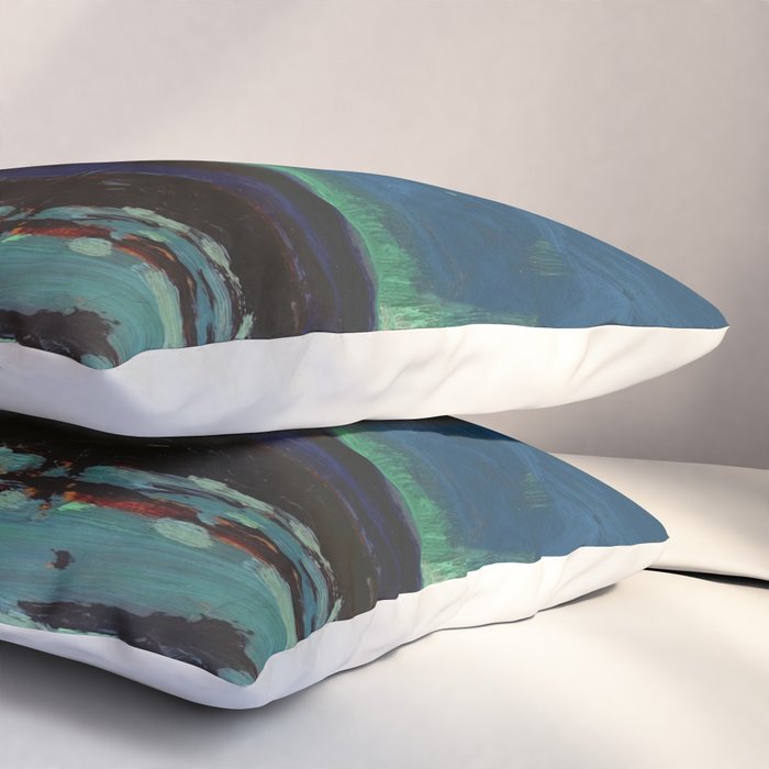 Tom Thomson Northern Lights Canadian Landscape Artist Pillow Sham Gallery Image 3