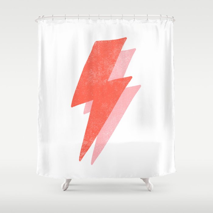 Thunder Distressed Shower Curtain Gallery Image 1