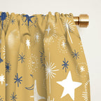 Illuminated star sky A Window Curtain Gallery Image 2