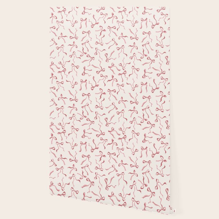 Coquette Pink Bows Wallpaper Gallery Image 2