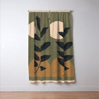 Abstract Art /Minimal Plant 40 Window Curtain Gallery Image 3