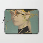 Woman and Birds Laptop Sleeve Gallery Image 1