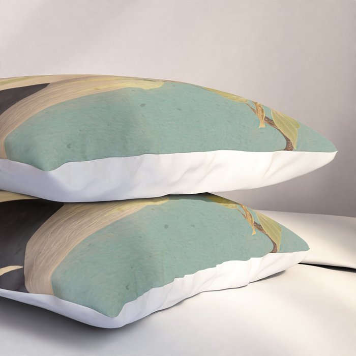 Woman and Birds Pillow Sham Gallery Image 3