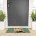 Woman and Birds Welcome Mat Gallery Image 3