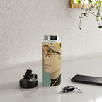 Woman and Birds Water Bottle Gallery Image 4