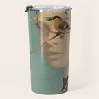 Woman and Birds Travel Mug Gallery Image 3